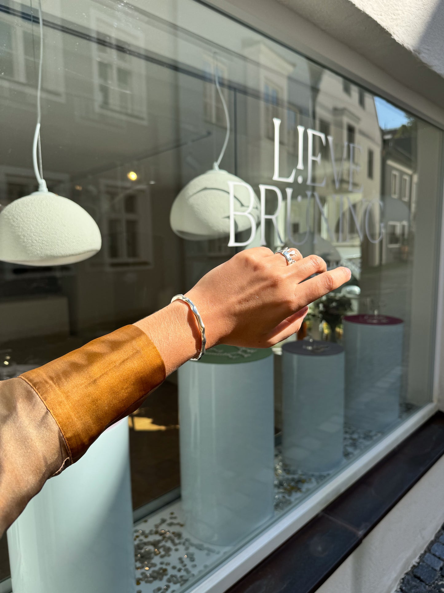 Liquid Armspange 925 Silber | Liquid Bangle 925 silver